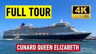 Cunard Queen Elizabeth Full Tour: QE cruise ship tour with Cunard Historian!