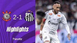 Corinthians vs. Santos 2-1 | Highlights | Paulistao 2025