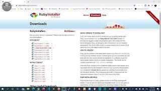 Ruby and Sass Installation #1