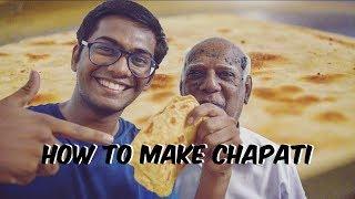 How to make CHAPATI ft. 84 year old grandpa! | TIMVIX Tries