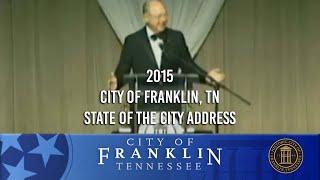 2015 City of Franklin, TN State Of The City Address