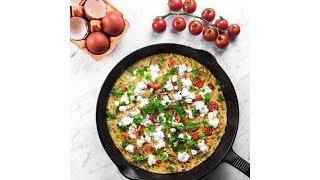 Tomato & Rosemary Oven Omelette