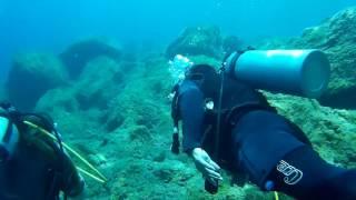 Турция, Мармарис, Дайвинг в Эгейском море, 2016. Scuba Diving in Aegean Sea, Turkey, Marmaris 2016.