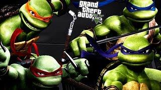 GTA 5 Mods - TEENAGE MUTANT NINJA TURTLES MOD! (GTA 5 Mod Gameplay)