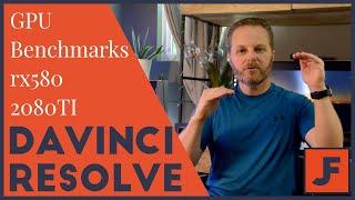 Davinci Resolve 16 - GPU Benchmarks - Resolve Benchmarks Free and Studio