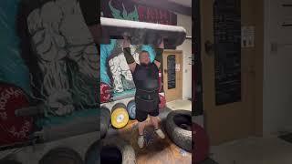 Finally hit competition weight on log press! 🪵 #strongman #gym #motivation #stronglifting