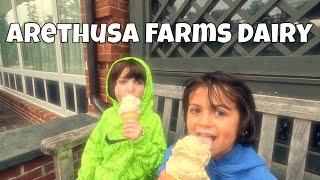 Tasting Fresh Ice Cream at Arethusa Farm Dairy