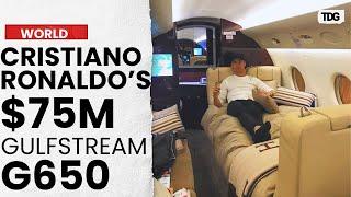 Cristiano Ronaldo Upgrades to $75M Gulfstream G650: Luxury, Speed, and Iconic Features