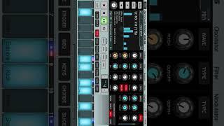 A pattern before checking using the cheap monitor speakers #groovebox