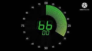 100 Seconds Countdown LED Circle Clock Version Remix BBC Timer