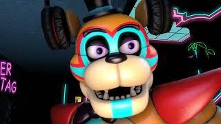 Glamrock Freddy listening to music!... | FNAF SECURITY BREACH....