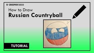 [CT83] How to Draw Russian Countryball (Tutorial)