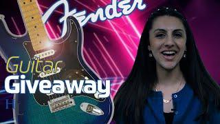 Win a Blue Fender Stratocaster | Hackard Law Guitar Contest