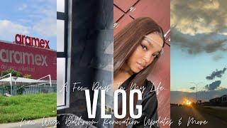 WEEKLY VLOG: A FEW DAYS IN MY LIFE | NEW HAIR WHO DIS???, BATHROOM RENOVATION UPDATES AND MORE