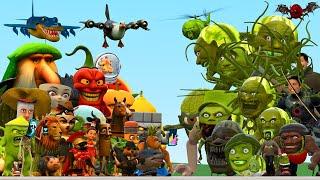 All New Italian AI Brainrot Vs All Lin Gang Melon Monsters In Garry's Mod