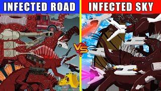 Infected Road vs Infected Sky | Monster Animation