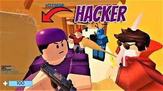 PURPLE Team Hacker In Roblox Arsenal