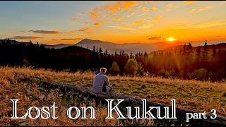 Lost in Kukul 3. Preparing the hut for winter. Carpathians. Ukraine.