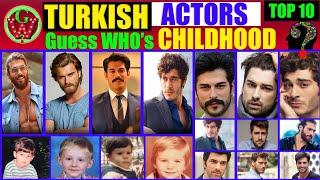 Top 10 Turkish Male Actors | Who Had Shocking Childhood | Guess the Names?? (Challenge)