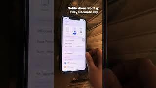 How to fix Notifications won’t go away automatically in iPhone #iphone #ios16.4