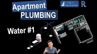 Apartment Plumbing in Revit - Water 1
