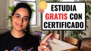 La mejor página de CURSOS ONLINE GRATUITOS con CERTIFICADO  2024