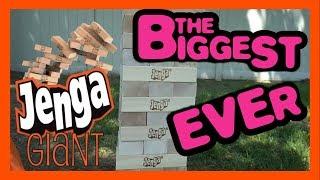 GIANT JENGA | BIGGEST JENGA GAME EVER!!