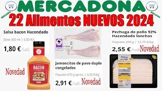 22 NUEVOS Alimentos Hacendado Mercadona 2024 | Lista de Novedades Mercadona Alimentación 2024