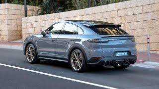 NEW Porsche Cayenne Turbo GT Driving in Monaco & Lovely V8 Sounds !