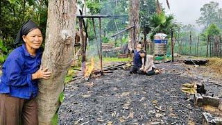 Cruel, evil merciless mother-in-law burned down small family's house - Police help