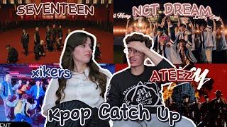 NCT DREAM 'Broken Melodies + xikers 'Tricky House + SEVENTEEN 'Super + ATEEZ 'BOUNCY | KPOP REACTION