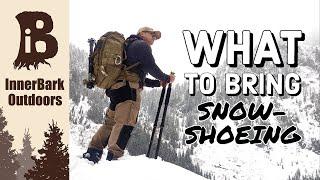 QUICK Guide to SNOWSHOEING Gear | Husband & Wife