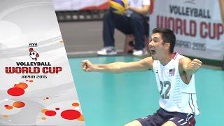 Who says liberos can't spike? Erik Shoji scores