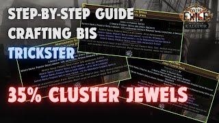 [POE 3.25] Crafting the BIS Trickster 35% Cluster Jewel for Int Stacking SS