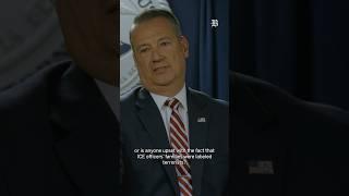 ICE acting director on officers wearing face masks