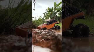 MJX Jeep Rubicon On MUD #rccar #hobby #offroad