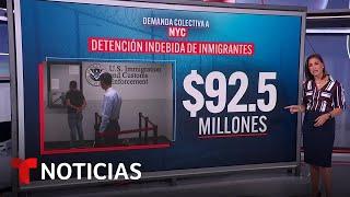 Demanda presentada por la detención de inmigrantes alcanza acuerdo millonario | Noticias Telemundo