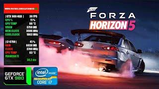 Forza Horizon 5 | GTX 980 4GB + i7-6700 + 16GB RAM