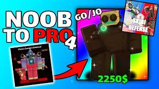 Noob to pro in skibi defense 4 | Skibi Defense 3.8