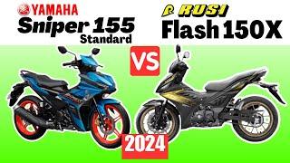 Yamaha Sniper 155 Standard vs Rusi Flash 150 X | Side by Side Comparison | Specs & Price | 2024