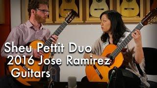 Sheu Pettit Duo play Presti Danse D'Avila (2016 Jose Ramirez guitars)