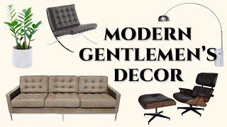 Modern Interior Design Classics for Gentlemen