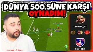 DÜNYA 500.SÜNE KARŞI OYNADIM! NEDVED HARİKA GOL! HARD 1.KLASMAN MAÇI! eFootball Mobile 2025