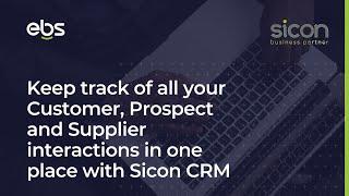 EBS & Sicon present the latest version of Sicon CRM