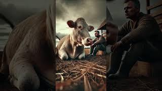 The Heartbreaking Tale of a Farmer and His Cow #shorts #ai