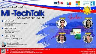 MiTechTalk : MEA Hack Essential Skills for Educators using Excel / MEA Hotline/MEA Report / MEA QUIZ