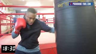 Dan Azeez - ProBoxing-Fans.com - 20 second Punchbag Challenge