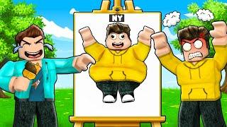 SPEED DRAW CHALLENGE IN ROBLOX !!