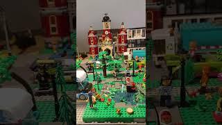 New park and New platform for the train station #lego #legocity #legotrain #legopark#adrilego