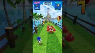 Sonic dash running combo1 #sonic